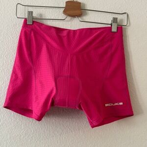 Souke Sports Padded Cycling Underwear Shorts Mesh Bike Liner Size M Pink Exc